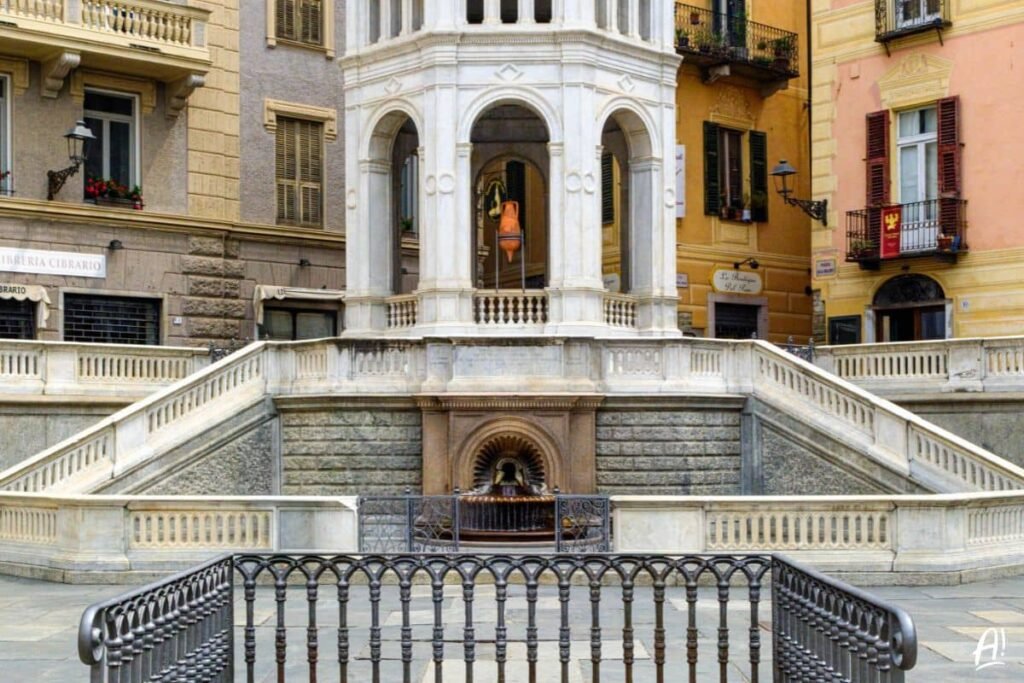 la bollente, la fonte termale di Acqui Terme nel Monferrato